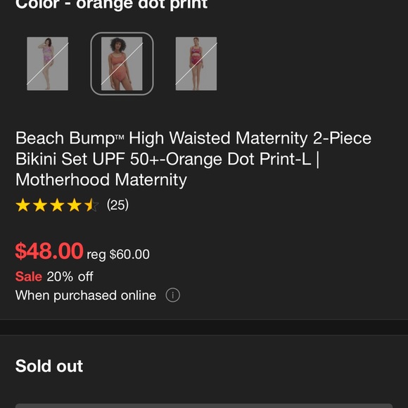Brand new maternity swimsuit (with tags). - Picture 4 of 7